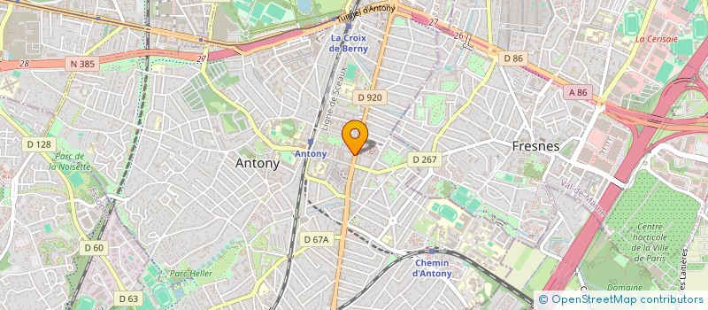 localisation de l'entreprise MONSIEUR KARL MINIDOQUE à ANTONY