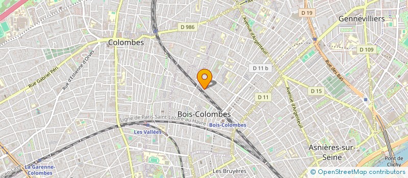 localisation de l'entreprise MONSIEUR KARL MOHANDIR à BOIS-COLOMBES