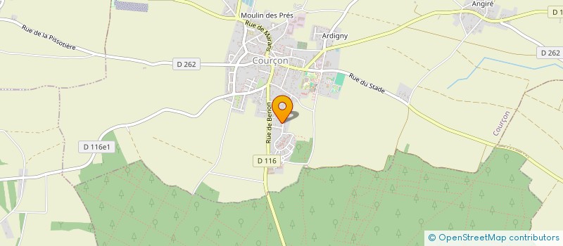 localisation de l'entreprise MONSIEUR KARL MOUSSEAU  COURCON