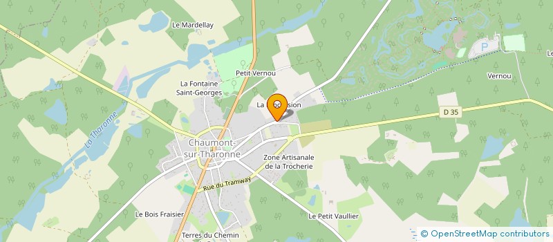 localisation de l'entreprise MONSIEUR KARL POURADIER  CHAUMONT-SUR-THARONNE