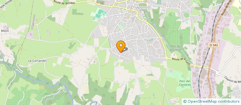 localisation de l'entreprise MONSIEUR KARL RALLIS  CHAPONOST