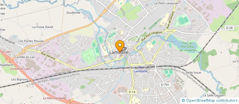 localisation de l'entreprise MONSIEUR KARL RANDEL à LAMBALLE-ARMOR