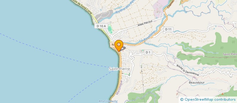 localisation de l'entreprise MONSIEUR KARL RAVITON  LE CARBET