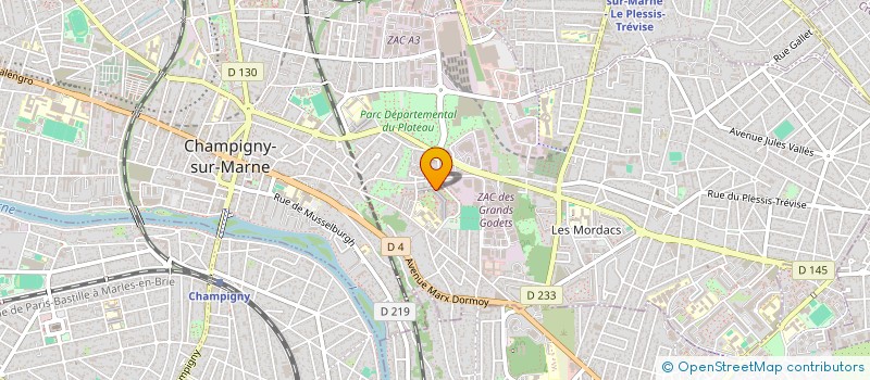 localisation de l'entreprise MONSIEUR KARL REINHARD  CHAMPIGNY-SUR-MARNE