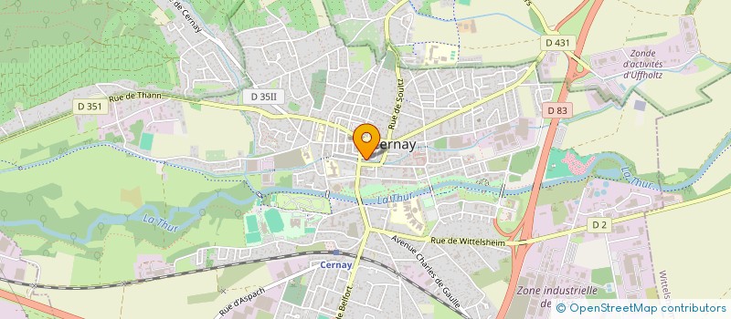 localisation de l'entreprise MONSIEUR KARL REININGER à CERNAY