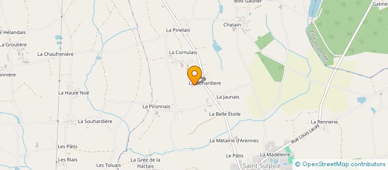 localisation de l'entreprise MONSIEUR KARL ROBERT  SAINT-SULPICE-DES-LANDES