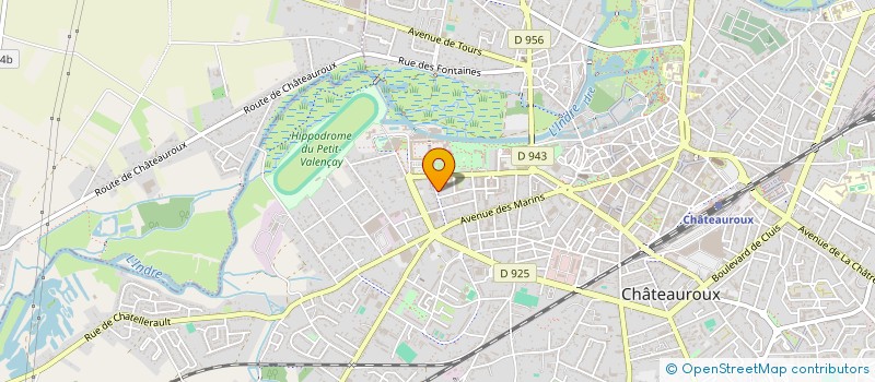localisation de l'entreprise MONSIEUR KARL ROTH à CHATEAUROUX