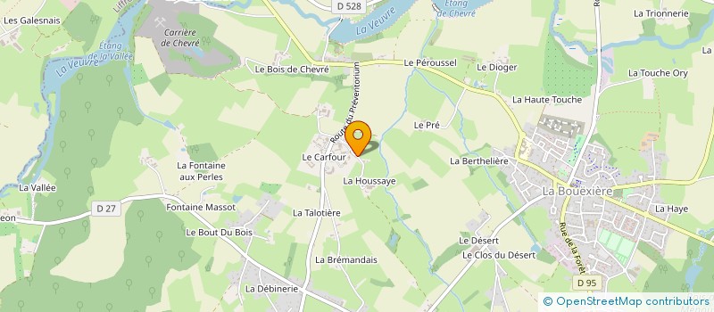 localisation de l'entreprise MONSIEUR KARL ROYER  LA BOUEXIERE