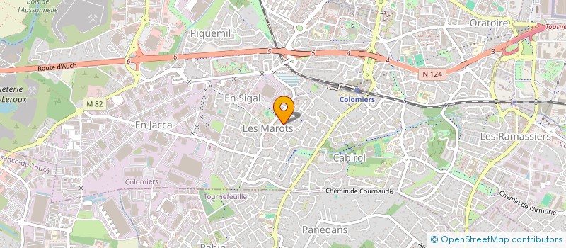 localisation de l'entreprise MONSIEUR KARL SAHIE à COLOMIERS