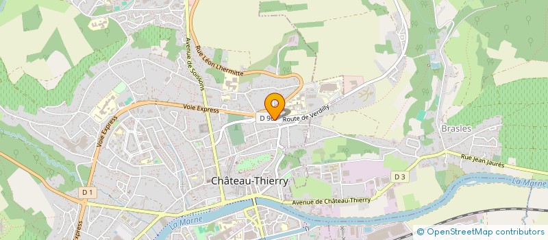 localisation de l'entreprise MONSIEUR KARL SAUVADE à CHATEAU-THIERRY