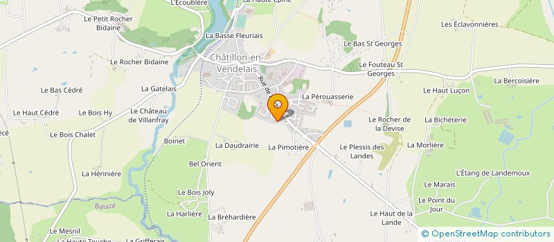 localisation de l'entreprise MONSIEUR KARL SCHREIBER  CHATILLON-EN-VENDELAIS