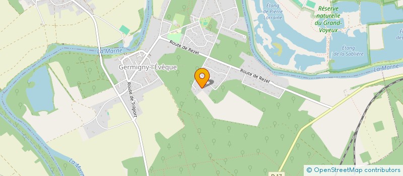 localisation de l'entreprise MONSIEUR KARL STEPIEN  GERMIGNY-L'EVEQUE