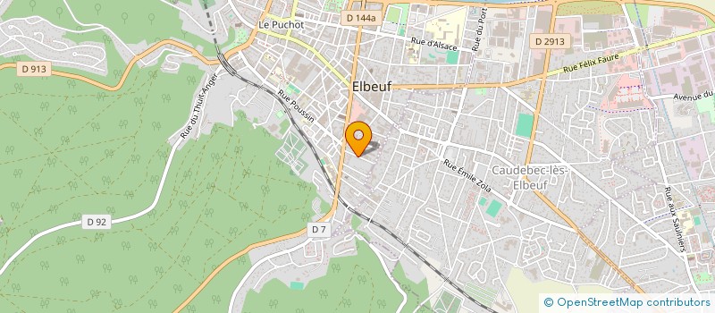 localisation de l'entreprise MONSIEUR KARL SUEUR  ELBEUF