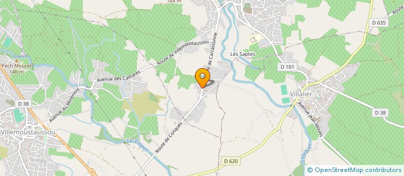 localisation de l'entreprise MONSIEUR KARL SURAULT  CONQUES-SUR-ORBIEL