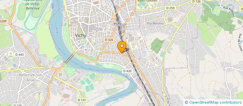 localisation de l'entreprise MONSIEUR KARL ULRY à VICHY