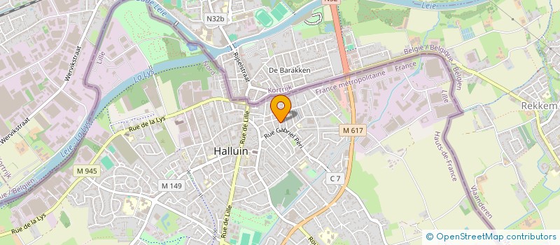 localisation de l'entreprise MONSIEUR KARL VANDEWALLE à HALLUIN