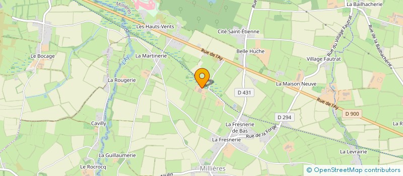 localisation de l'entreprise MONSIEUR KARL VAULTIER  MILLIERES