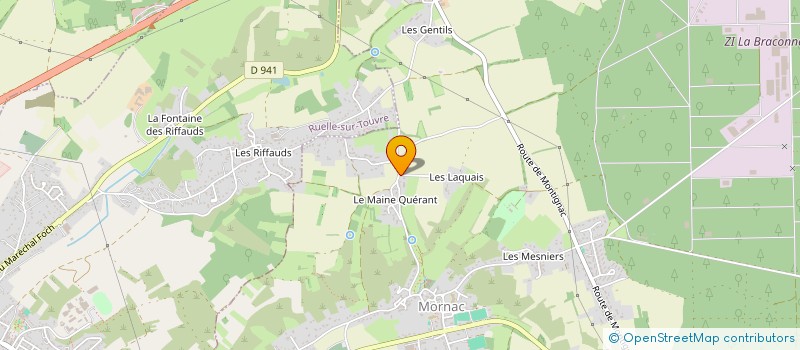 localisation de l'entreprise MONSIEUR KARL WAECHTER à MORNAC