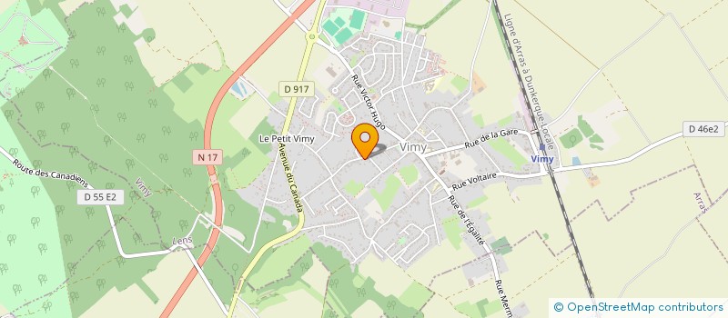 localisation de l'entreprise MONSIEUR KARL WESTEEL  GIVENCHY-EN-GOHELLE