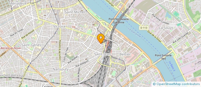 localisation de l'entreprise MONSIEUR KARL WILLAM NTOUTOUTME NZE  BORDEAUX