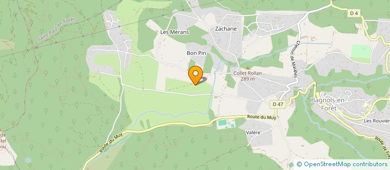 localisation de l'entreprise MONSIEUR KARL-WILLIAMS CROIX  SAINT-PRIVAT-DE-CHAMPCLOS