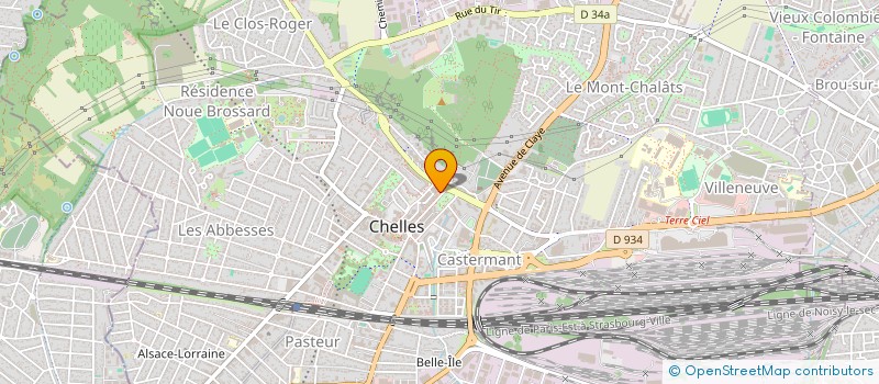 localisation de l'entreprise MONSIEUR KARL-YANN RAZAFINTSALAMA  CHELLES