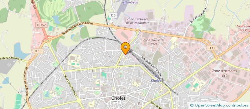 localisation de l'entreprise MONSIEUR KARLEN HAROUTUNYAN  CHOLET