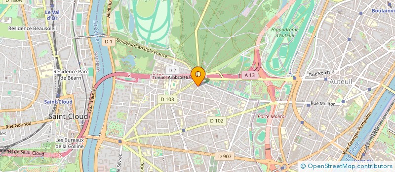 localisation de l'entreprise MONSIEUR KARLIS SULMEISTERS à BOULOGNE-BILLANCOURT