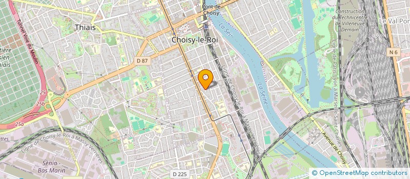 localisation de l'entreprise MONSIEUR KARLONE DA SILVA SCAMPARLE  CHOISY-LE-ROI