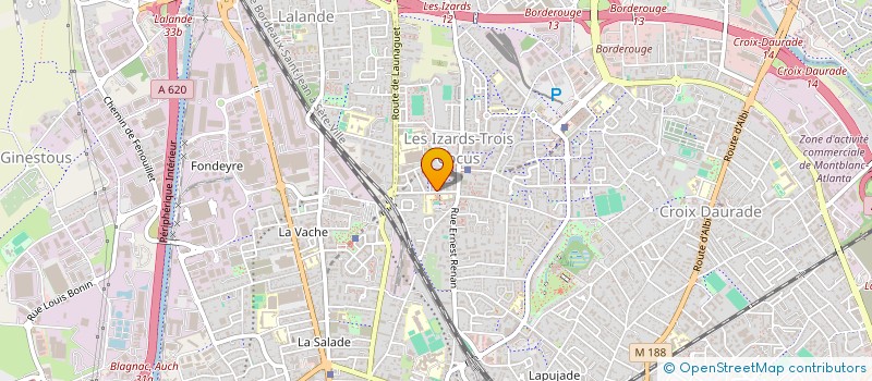 localisation de l'entreprise MONSIEUR KARLOS GEVORGYAN  TOULOUSE