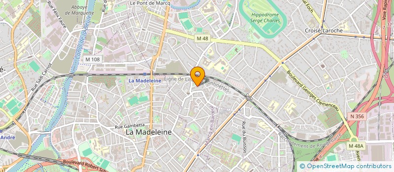 localisation de l'entreprise MONSIEUR KARNA SILUE à MARCQ-EN-BARŒUL
