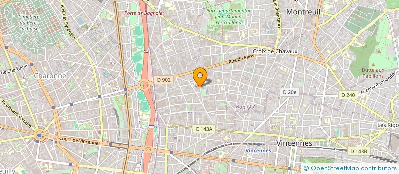 localisation de l'entreprise MONSIEUR KARNON KONE à MONTREUIL