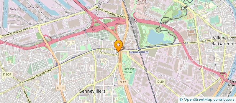 localisation de l'entreprise MONSIEUR KAROL BURDZIEL à GENNEVILLIERS
