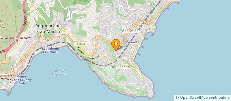 localisation de l'entreprise MONSIEUR KAROL MAKOWSKI  ROQUEBRUNE-CAP-MARTIN