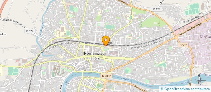 localisation de l'entreprise MONSIEUR KAROL SKOTNICKI  ROMANS-SUR-ISERE