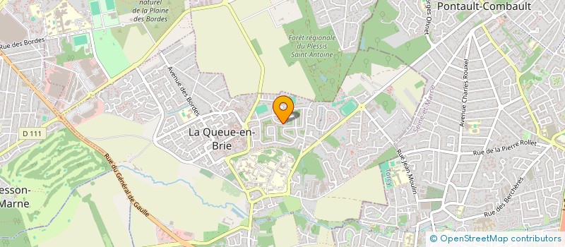 localisation de l'entreprise MONSIEUR KAROL SZWEDO  LA QUEUE-EN-BRIE