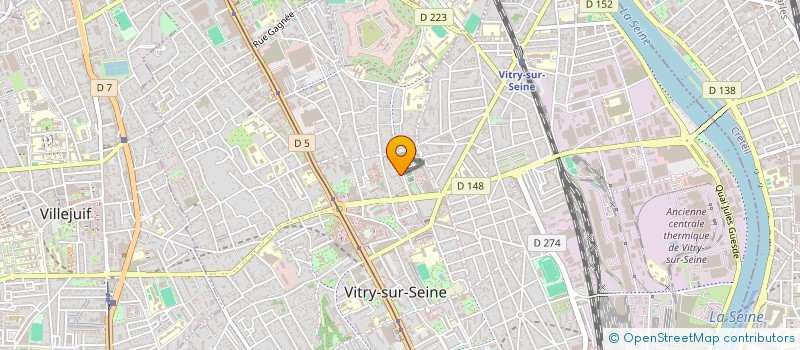 localisation de l'entreprise MONSIEUR KAROUNGA KEITA  VITRY-SUR-SEINE