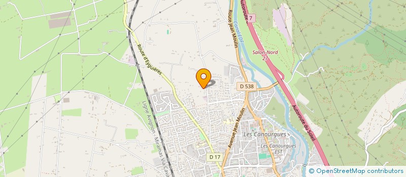 localisation de l'entreprise MONSIEUR KARYL PORTIER  SALON-DE-PROVENCE