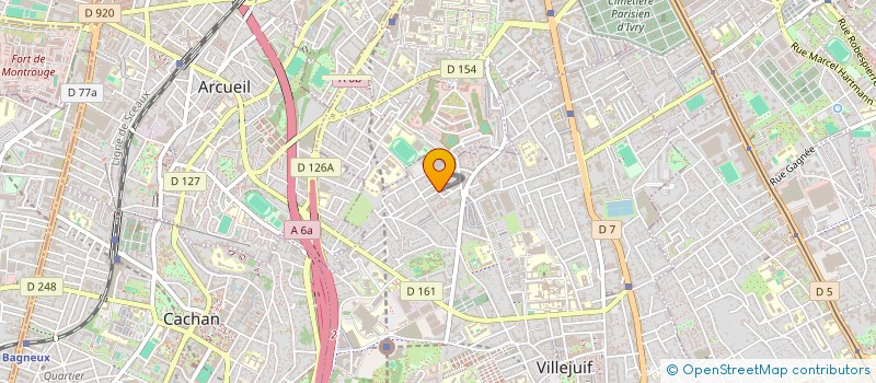 localisation de l'entreprise MONSIEUR KARYM TABAR  VILLEJUIF