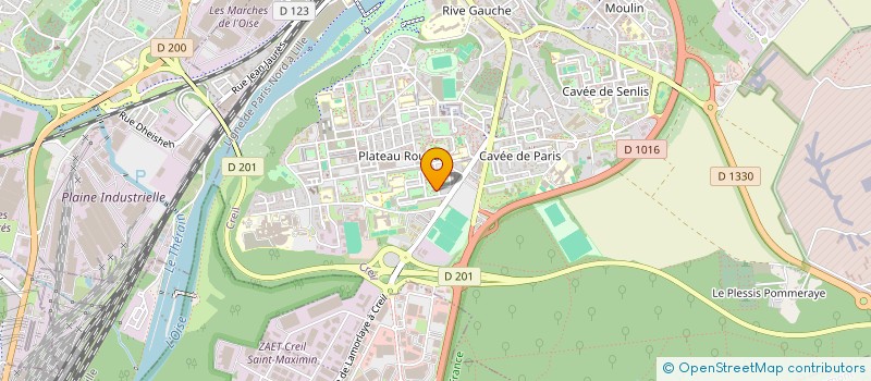 localisation de l'entreprise MONSIEUR KASEER JABARKHIL  CREIL