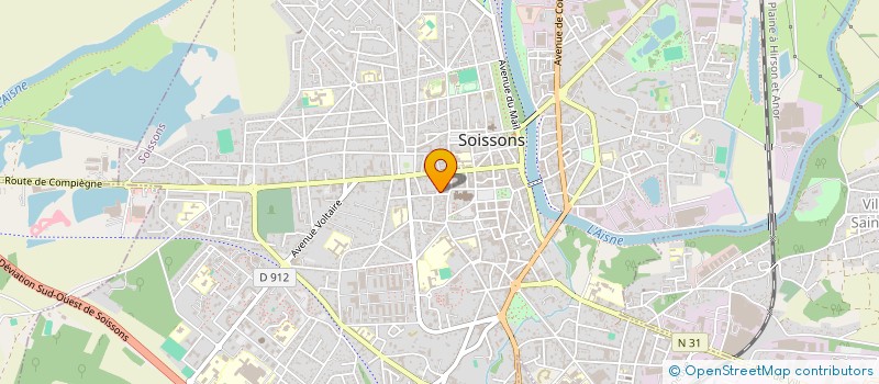 localisation de l'entreprise MONSIEUR KASHAF KHAN à SOISSONS