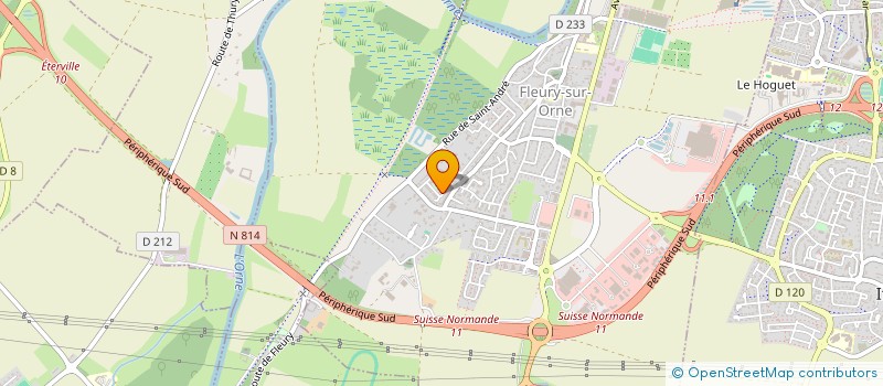 localisation de l'entreprise MONSIEUR KASIM CALISKAN  FLEURY-SUR-ORNE