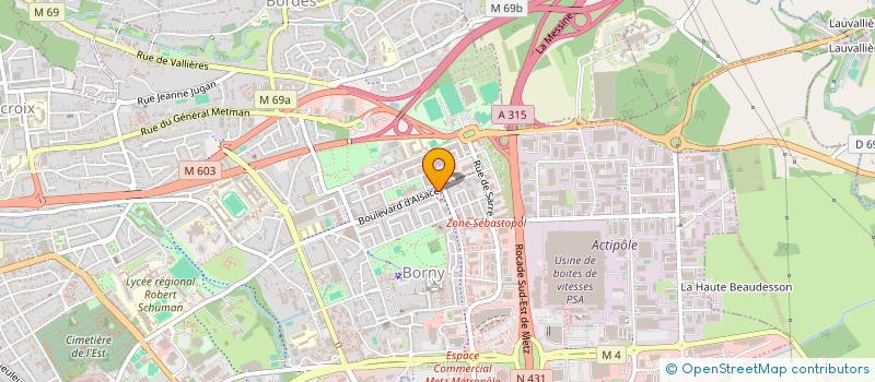 localisation de l'entreprise MONSIEUR KASIM VURAL  METZ