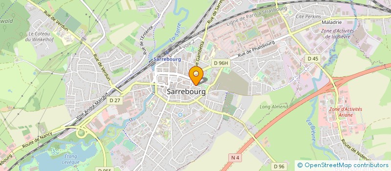 localisation de l'entreprise MONSIEUR KASIMO ALI à SARREBOURG