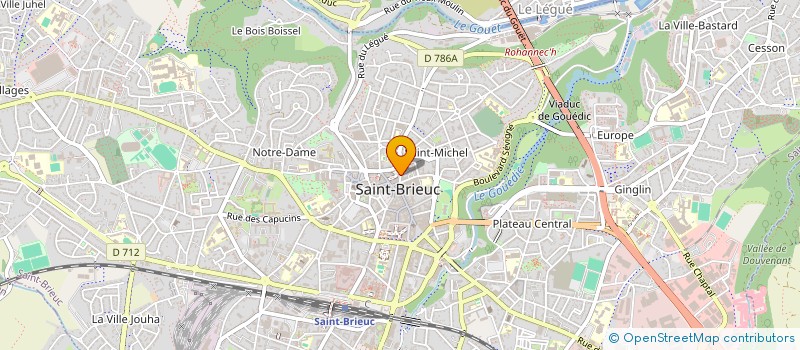 localisation de l'entreprise MONSIEUR KASIMULLAH KHAN à SAINT-BRIEUC