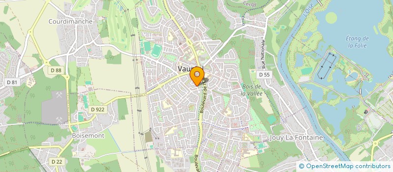 localisation de l'entreprise MONSIEUR KASMIR SAID ASSANI à VAUREAL