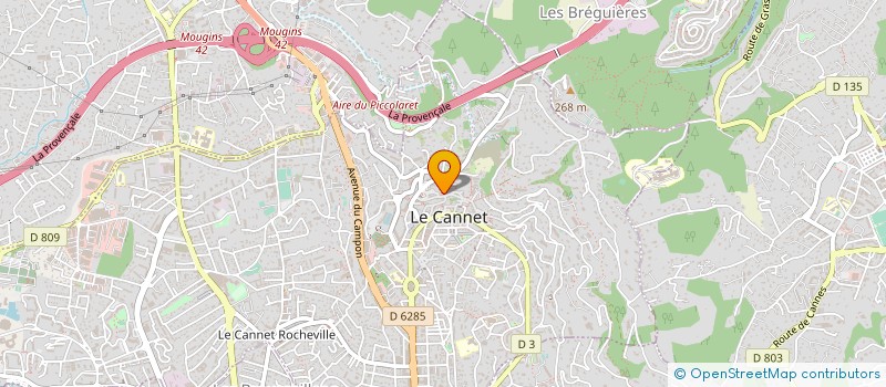 localisation de l'entreprise MONSIEUR KASPAR FRAUENSCHUM à LE CANNET
