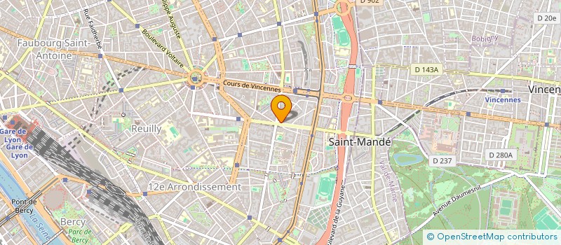 localisation de l'entreprise MONSIEUR KASRA MOHAMMADALI  PARIS