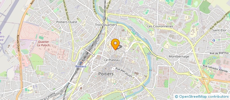 localisation de l'entreprise MONSIEUR KASSA M'FOUBOU à POITIERS