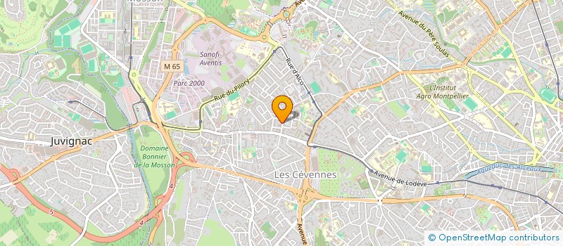 localisation de l'entreprise MONSIEUR KASSAI BACAR ABDALLAH à MONTPELLIER